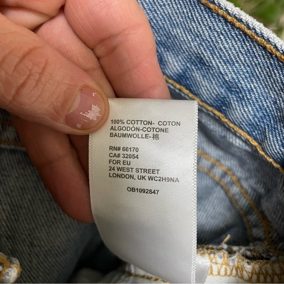 BDG slim Straight patch work jeans 26 - Picture 11 of 12